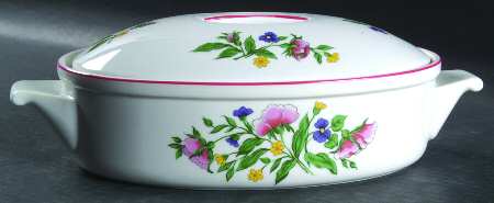 Rosalynn 1.5 Quart Oval Covered Casserole