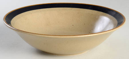 Round Up Blue 9" Round Vegetable Bowl