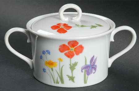 Rose of Versailles Sugar Bowl & Lid