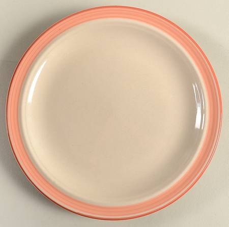 Soft Apricot Salad Plate