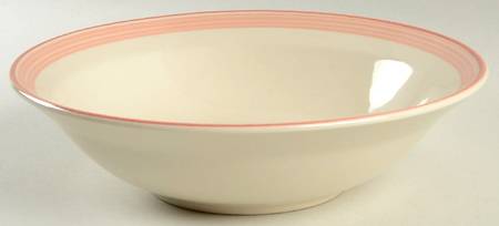 Soft Apricot 9" Round Vegetable Bowl
