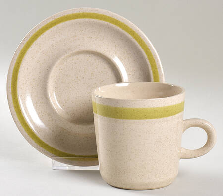 Spice Flat Cup & Saucer Set