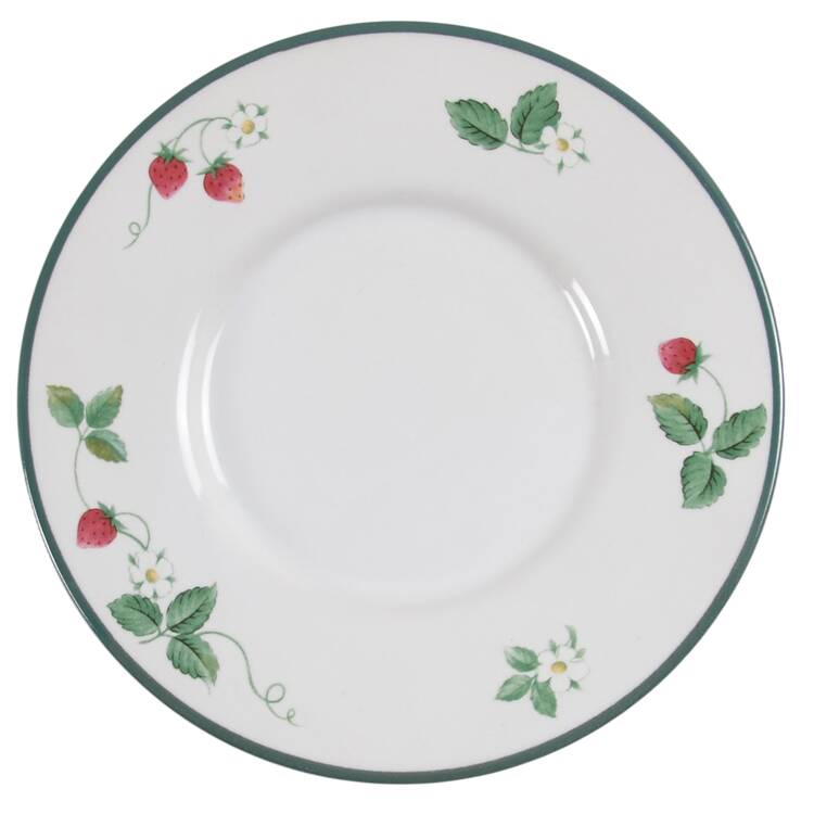 Strawberry Fair (Green Trim) Saucer