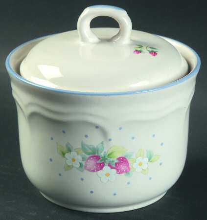 Strawberry Lane Sugar Bowl & Lid