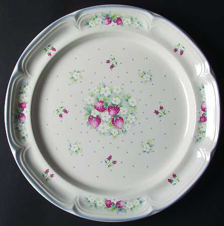 Strawberry Lane 12" Chop Plate (Round Platter)