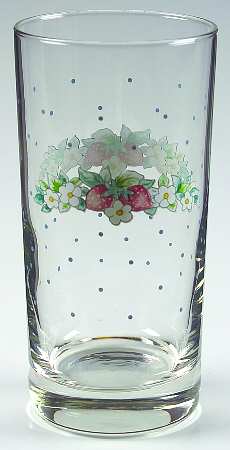 Strawberry Lane 10 Oz Glassware Tumbler