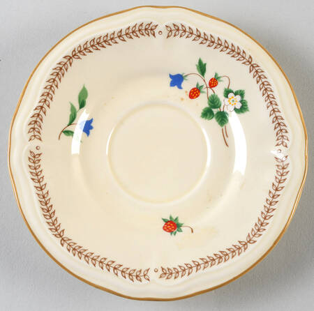 Strawberry Patch Saucer