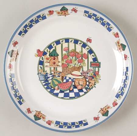 Sunshine Garden Salad Plate