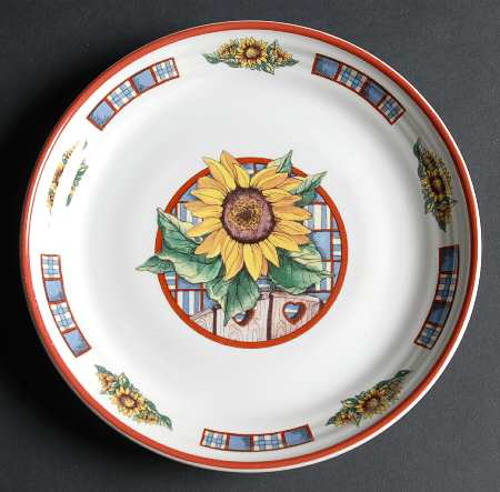 Sunflower Salad Plate