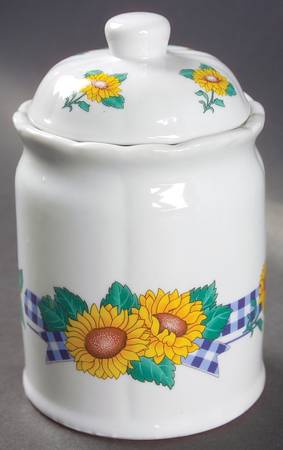 Sunflower Small Canister & Lid