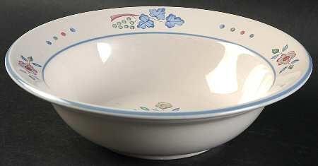Sugar Plum Rim Cereal Bowl