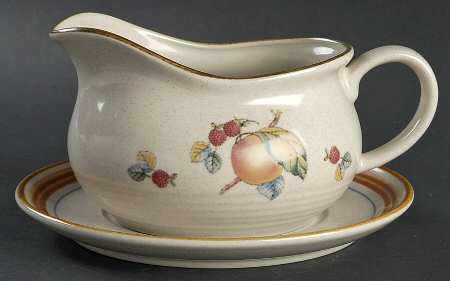 Sugar 'N Spice Gravy Boat & Underplate