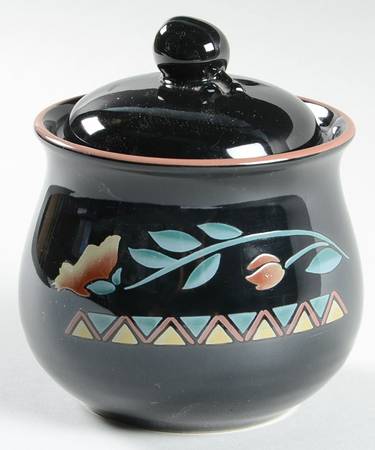 Tapestry Sugar Bowl & Lid