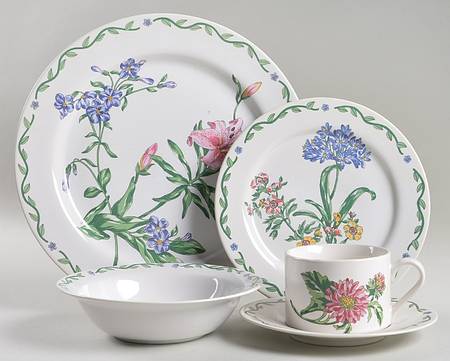 Terrace Blossoms 5 Piece Place Setting