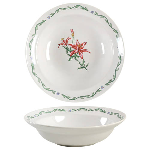 Terrace Blossoms 9" Round Vegetable Bowl