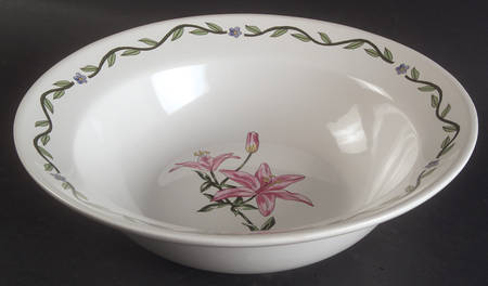 Terrace Blossoms 9" Round Vegetable Bowl