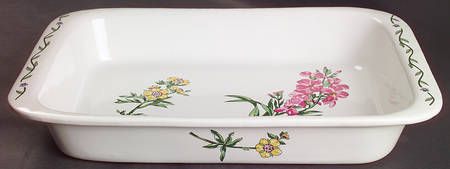 Terrace Blossoms 14" Rectangular Baker
