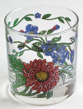 Terrace Blossoms 10 Oz Glassware Old Fashioned