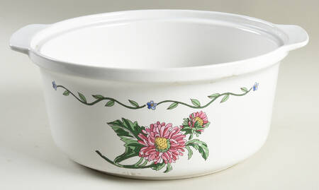 Terrace Blossoms 2.5 Qt Round Casserole No Lid