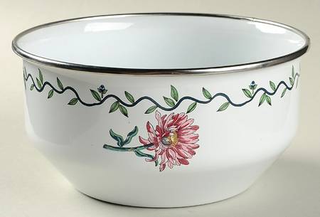 Terrace Blossoms 6" Metal Bowl