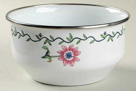 Terrace Blossoms 5" Metal Bowl