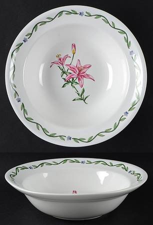 Terrace Blossoms 9" Round Vegetable Bowl
