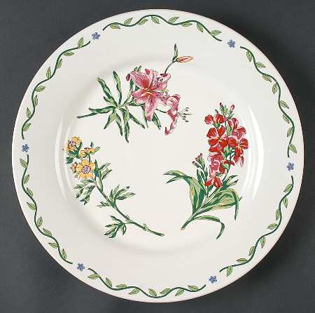 Terrace Blossoms 12" Chop Plate (Round Platter)