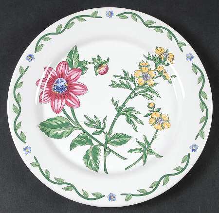 Terrace Blossoms Salad Plate