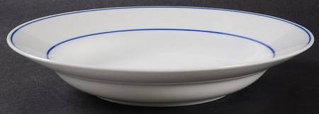 Timeless Blue Rim Soup Bowl