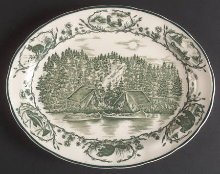 Timberlake Camp 12" Oval Serving Platter
