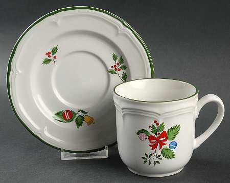 Tradition Flat Cup & Saucer Set