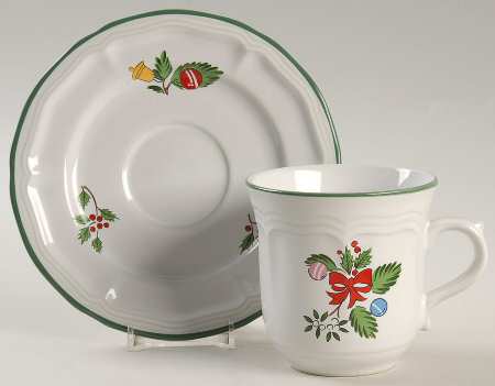 Tradition Flat Cup & Saucer Set