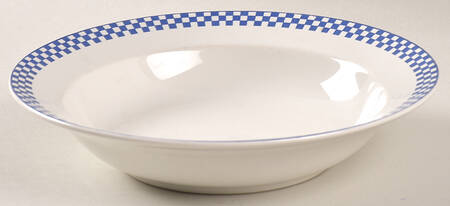 Trattoria Blue Rim Soup Bowl