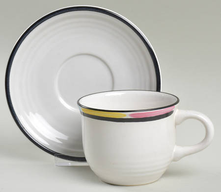 Trattoria Flat Cup & Saucer Set