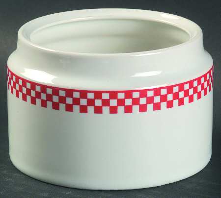 Trattoria Red Sugar Bowl No Lid