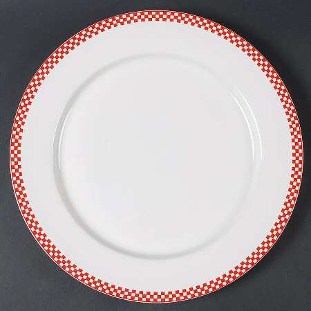 Trattoria Red 12" Chop Plate (Round Platter)