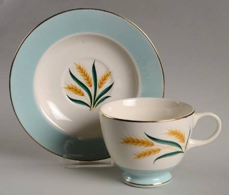 Viking Footed Cup & Saucer Set
