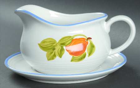 Villa Latina Gravy Boat & Underplate
