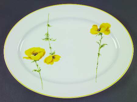 Vivian 14" Oval Serving Platter