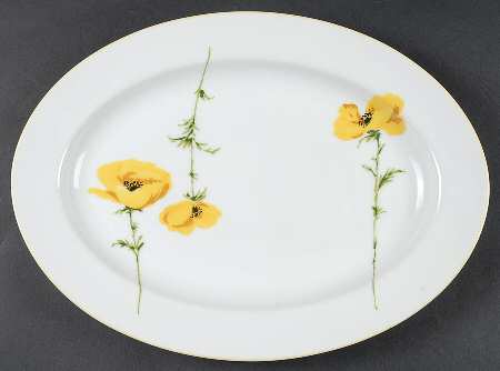 Vivian 14" Oval Serving Platter