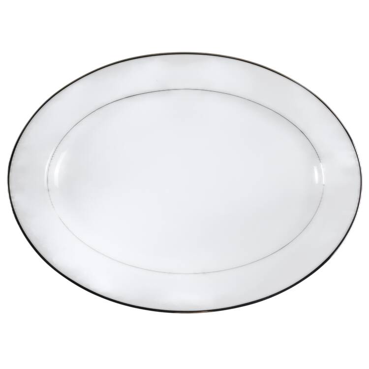 Wedding Ring 16" Oval Serving Platter