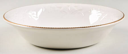 White Christmas 9" Round Vegetable Bowl
