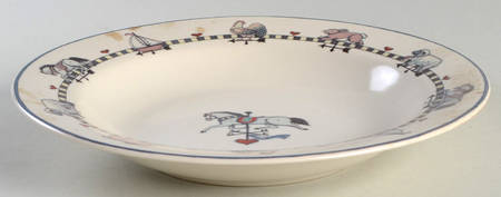 Windy Hill Large Rim Soup Bowl