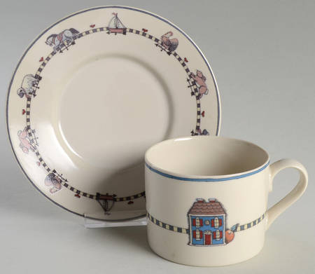Windy Hill Flat Cup & Saucer Set