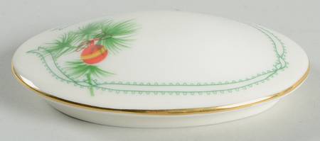 Yuletide Seasons Lid for Sugar Bowl