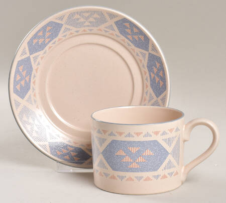 Zuni Flat Cup & Saucer Set