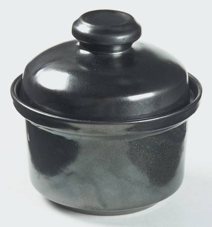 Basic Black Sugar Bowl & Lid