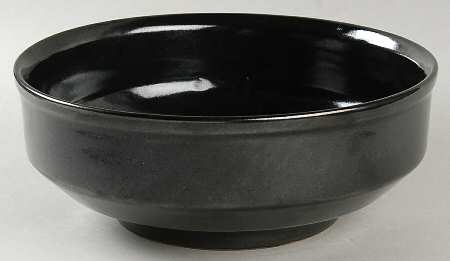 Basic Black 8" Round Vegetable Bowl