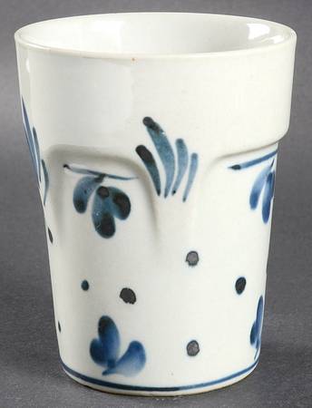 Martha's Flowers Tall China Tumbler