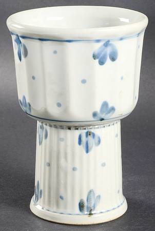 Martha's Flowers China Goblet